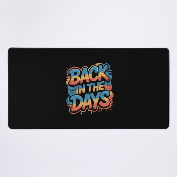 Item preview, Nostalgic "Back in the Days" Hip Hop Typography Design designed and sold by Enea Kelo.