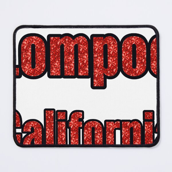 Item preview, Lompoc California City Name With Red Rhinestone designed and sold by TheIconSmith.