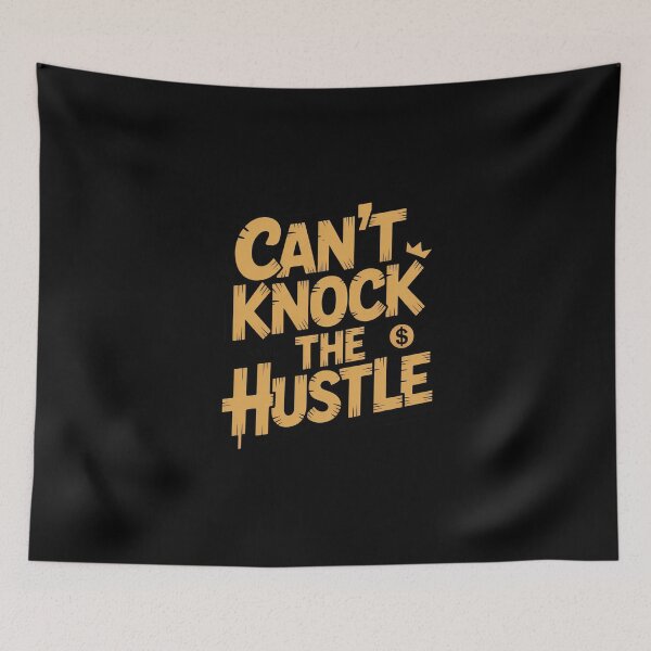Item preview, Bold "Can't Knock the Hustle" Jay-Z Tee Design designed and sold by Enea Kelo.