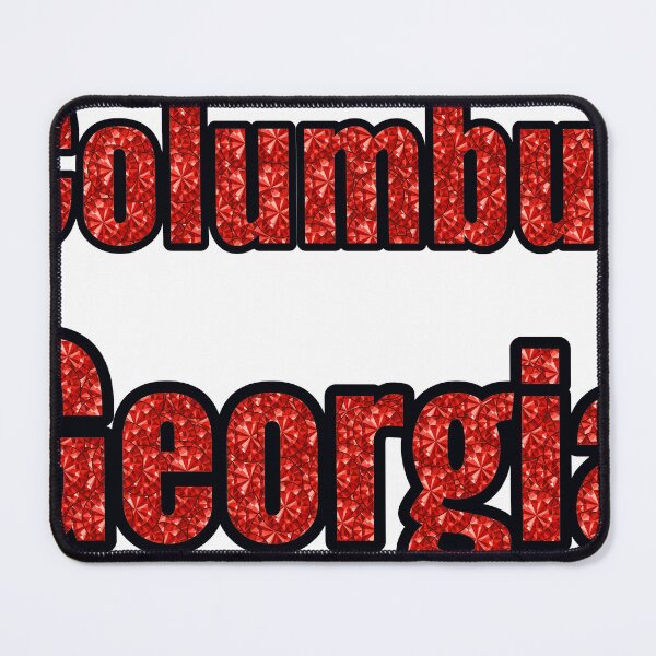 Item preview, Columbus Georgia City Name With Red Rhinestone designed and sold by TheIconSmith.