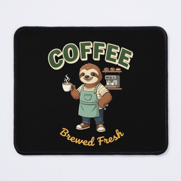 Item preview, Coffee Sloth: Brewed with Joy designed and sold by Dogandesighn.