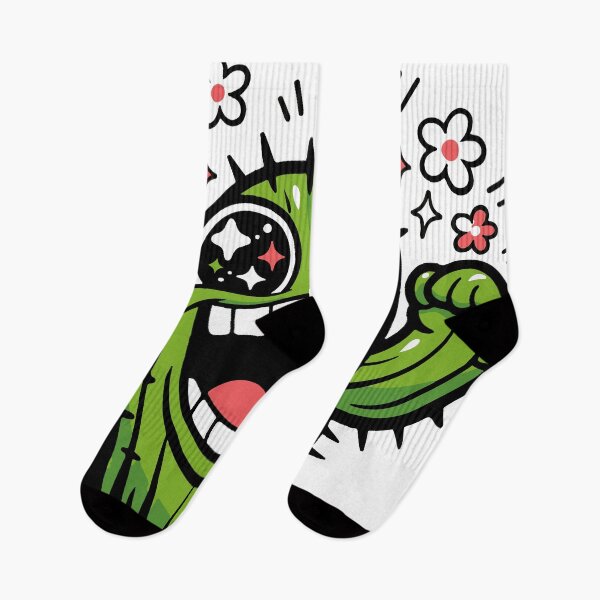 Item preview, An overly happy cactus character expressing chaotic positivity. The exaggerated smile and energy make the design funny and visually memorable. designed and sold by Dejbar.