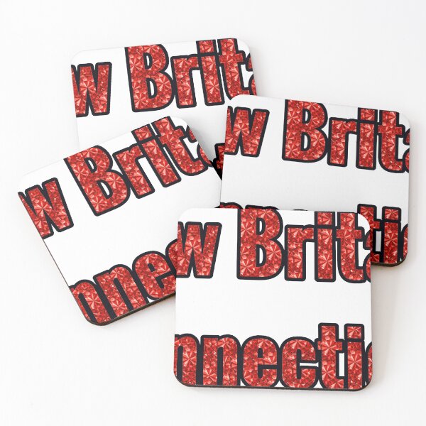 Item preview, New Britain Connecticut City Name With Red Rhinestone designed and sold by TheIconSmith.