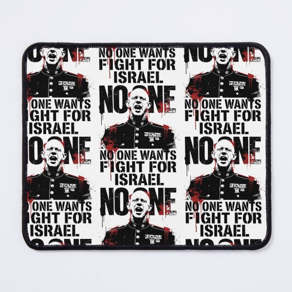 Item preview, No One Wants To Fight For Israel Political Statement designed and sold by RDGNR.