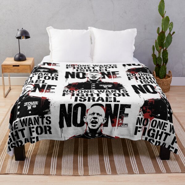Item preview, No One Wants To Fight For Israel Political Statement designed and sold by RDGNR.