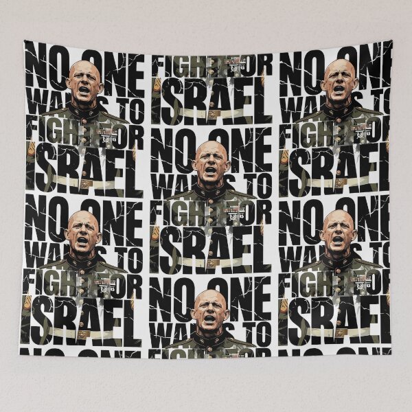 Item preview, No One Wants To Fight For Israel Anti Trump Protest designed and sold by RDGNR.