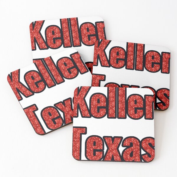 Item preview, Keller Texas City Name With Red Rhinestone designed and sold by TheIconSmith.