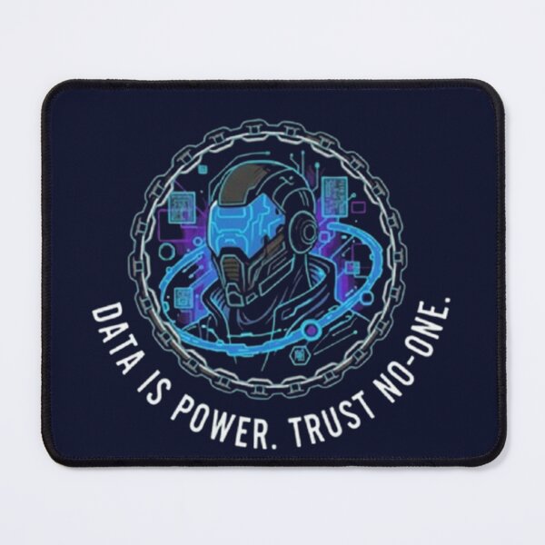 Item preview, "Data Is Power – Cyberpunk Sentinel"   designed and sold by Dogandesighn.