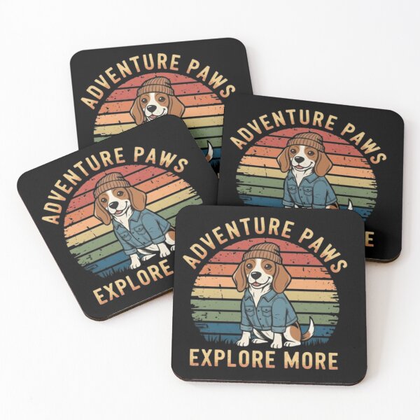 Item preview, Adventure Paws – Explore More | Vintage Dog Adventure Design designed and sold by Dogandesighn.