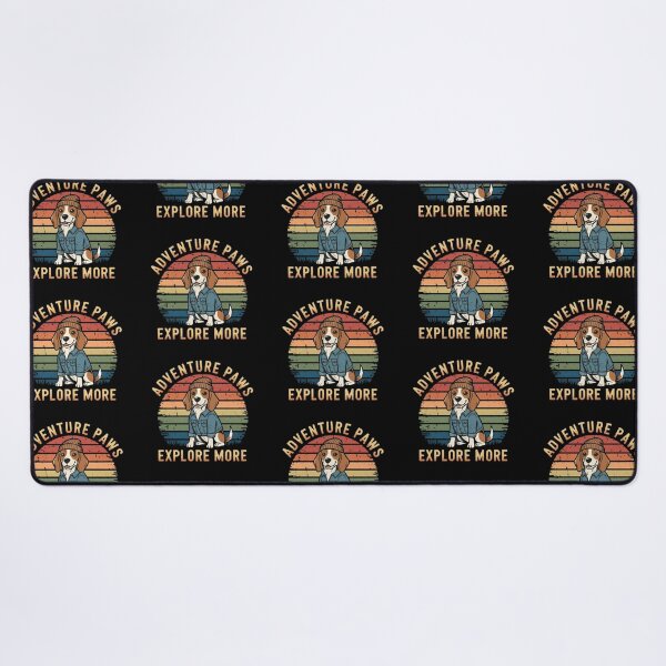 Item preview, Adventure Paws – Explore More | Vintage Dog Adventure Design designed and sold by Dogandesighn.