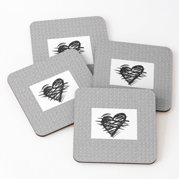 Item preview, Scribble heart designed and sold by Izadorabl3.