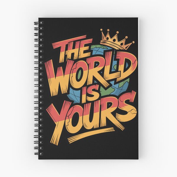 Item preview, Motivational "The World Is Yours" Nas T-Shirt designed and sold by Enea Kelo.