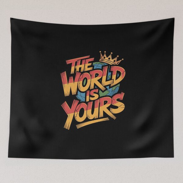Item preview, Motivational "The World Is Yours" Nas T-Shirt designed and sold by Enea Kelo.