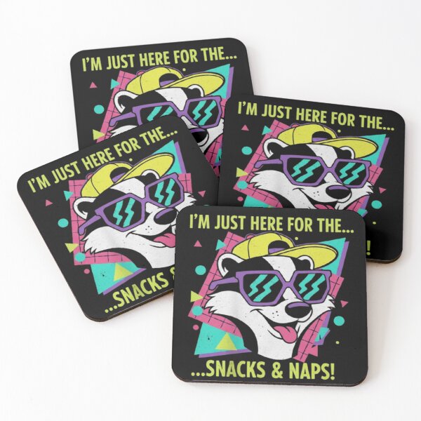 Item preview, Funny animal Retro Design – Snacks & Naps Graphic Tee designed and sold by Dogandesighn.