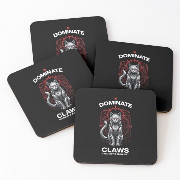 Item preview, Dominate Cyber Cat Claws | Futuristic Feline Warrior Design designed and sold by pawcuddle.