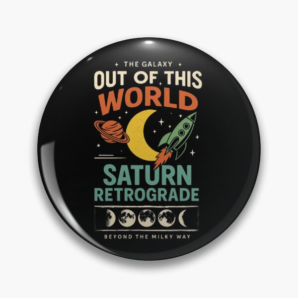 Item preview, Out of This World – Saturn Retrograde Vintage Space Art designed and sold by Dogandesighn.