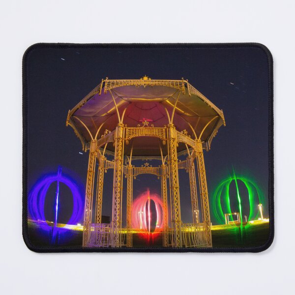 Item preview, Celestial Trinity: Light-Painted Bandstand at Night designed and sold by AndrewPHayward.