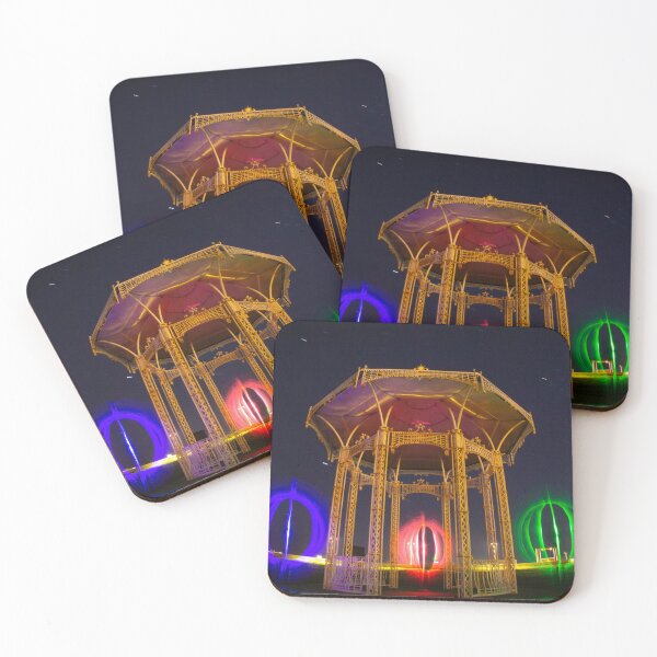 Item preview, Celestial Trinity: Light-Painted Bandstand at Night designed and sold by AndrewPHayward.