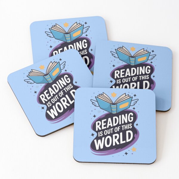 Item preview, Reading Is Out of This World – Book Lover Space Design designed and sold by Tomasz  Siennicki.
