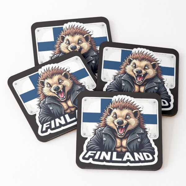 Item preview, Hellulandia Punk Hedgehog – Finland  designed and sold by Hellulandia - no nää ny vaa o tämmöne.