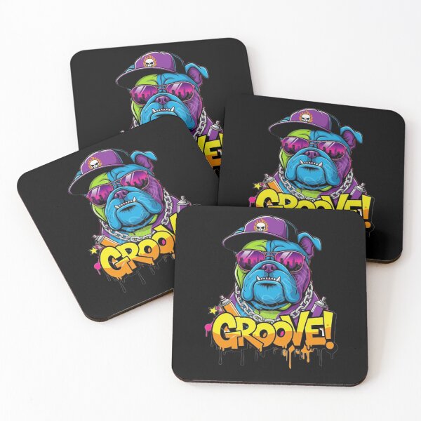 Artikelvorschau, "Groove Bulldog – Urban Graffiti Vibes" entworfen und verkauft von Dogandesighn.