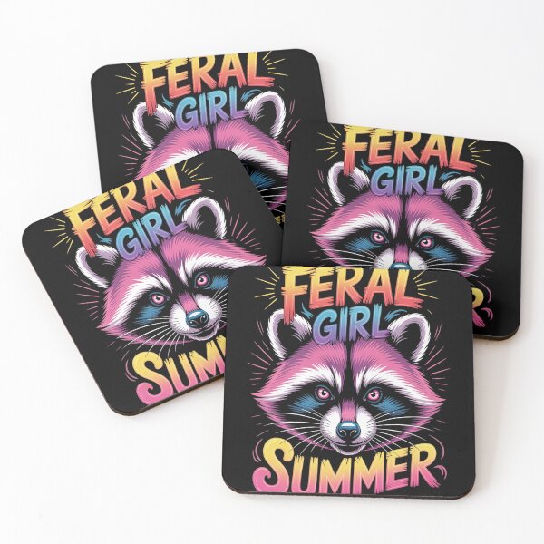 Item preview, Feral Girl Summer Opossum Funny designed and sold by kakashinn.