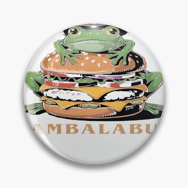 Item preview, Boneca Ambalabu USA – Funny American Cheeseburger Frog Meme Art Classic T-Shirt designed and sold by pp-por.