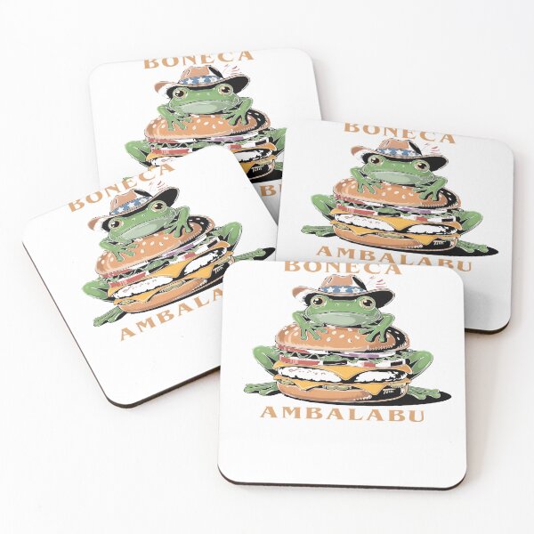Item preview, Boneca Ambalabu USA – Funny American Cheeseburger Frog Meme Art Classic T-Shirt designed and sold by pp-por.