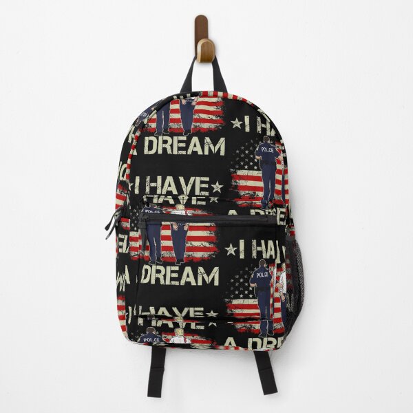 Item preview, I Have A Dream Police Arrest Trump Anti MAGA USA American Flag designed and sold by RDGNR.