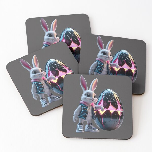 Item preview, Midnight Chrome Bunny | Easter collection 2026 by NK-Studios designed and sold by NK-Studios .