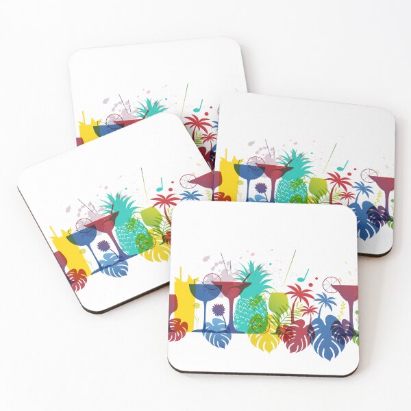 Item preview, Colorful Cocktails – Party Vibes Design, tropical designed and sold by xam.