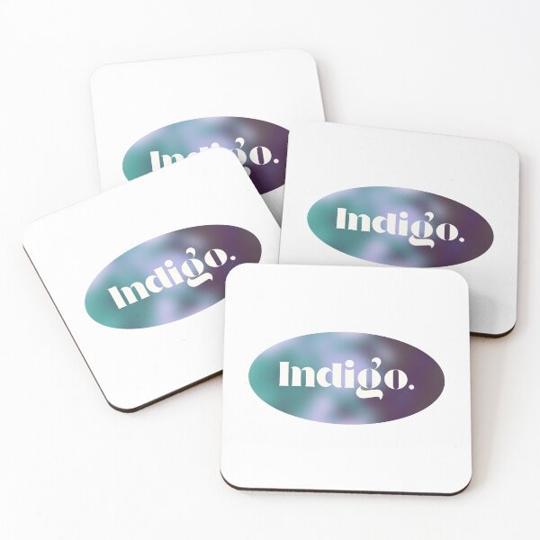 Item preview, Indigo Aura – Minimal Gradient Typography Design designed and sold by ZisanArts.
