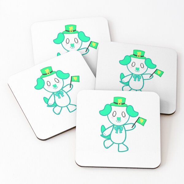Item preview, KawaiiDOGGOS - Lucky ”St. Patrick’s day” print  designed and sold by KawaiiDOGGOS(byL) & More.