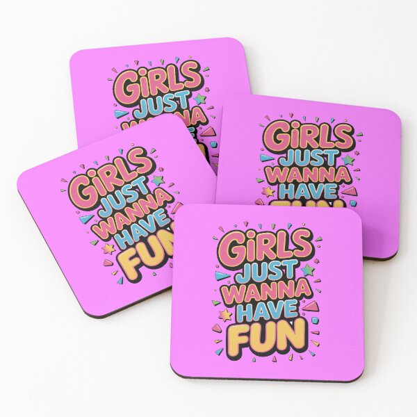 Item preview, Playful "Girls Just Wanna Have Fun" Cyndi Tee designed and sold by Enea Kelo.