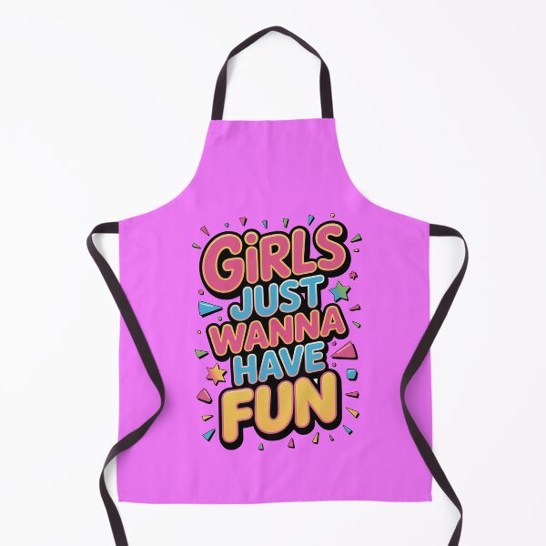 Item preview, Playful "Girls Just Wanna Have Fun" Cyndi Tee designed and sold by Enea Kelo.