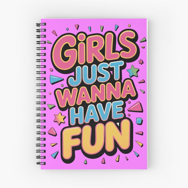 Item preview, Playful "Girls Just Wanna Have Fun" Cyndi Tee designed and sold by Enea Kelo.