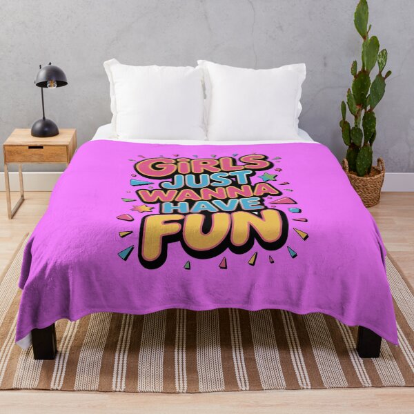 Item preview, Playful "Girls Just Wanna Have Fun" Cyndi Tee designed and sold by Enea Kelo.