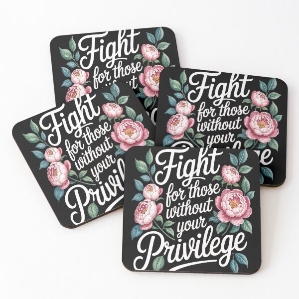 Item preview, Fight For Those Without Your Privilege Resist Floral designed and sold by kakashinn.