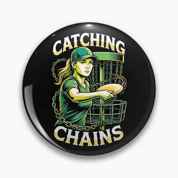Item preview, Funny Disc Golf Girl Catching Chains Woman Player designed and sold by GrandeDuc.