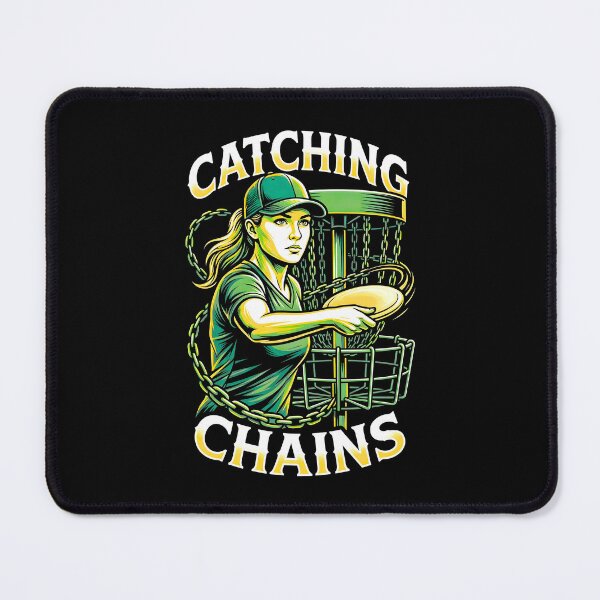 Item preview, Funny Disc Golf Girl Catching Chains Woman Player designed and sold by GrandeDuc.