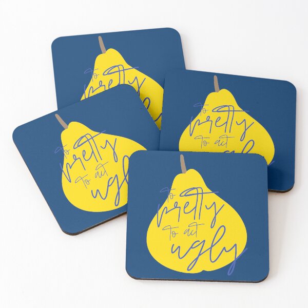 Item preview, To Pretty To Act Ugly – Aesthetic Pear Illustration designed and sold by eMKa82.