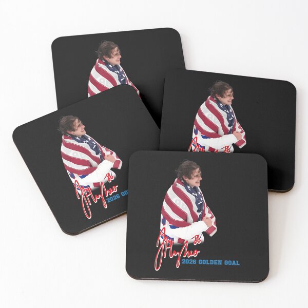 Item preview, Jack Hughes Usa Hockey Golden Goal 2026 Hockey designed and sold by arunaWAK.