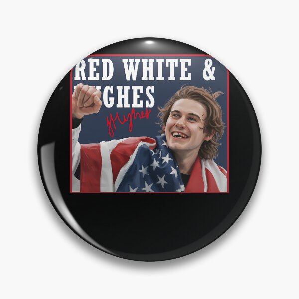Item preview, Jack Hughes Usa Hockey Golden Goal 2026 Red White  Hughes designed and sold by arunaWAK.