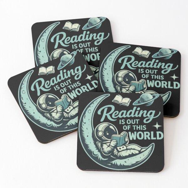 Item preview, Reading Is Out of This World – Vintage Astronaut Book Lover Design designed and sold by Tomasz  Siennicki.