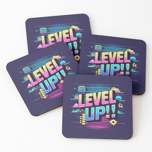 Item preview, Level Up – Retro Gamer Design Collection designed and sold by Bittor18.