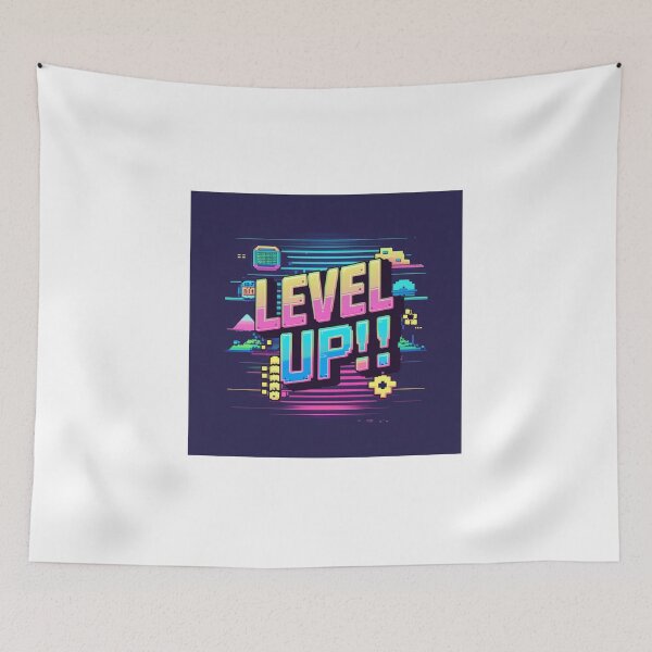Item preview, Level Up – Retro Gamer Design Collection designed and sold by Bittor18.