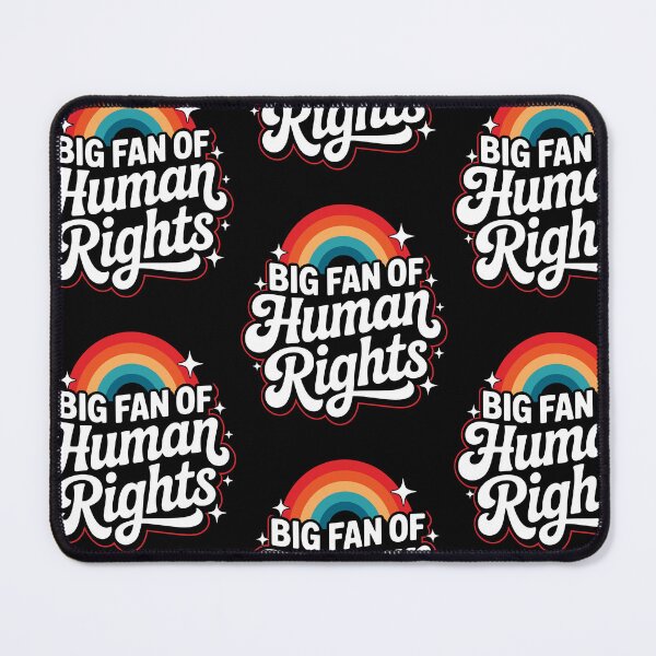 Item preview, Big Fan Of Human Rights Rainbow Equality Political Protest designed and sold by RDGNR.