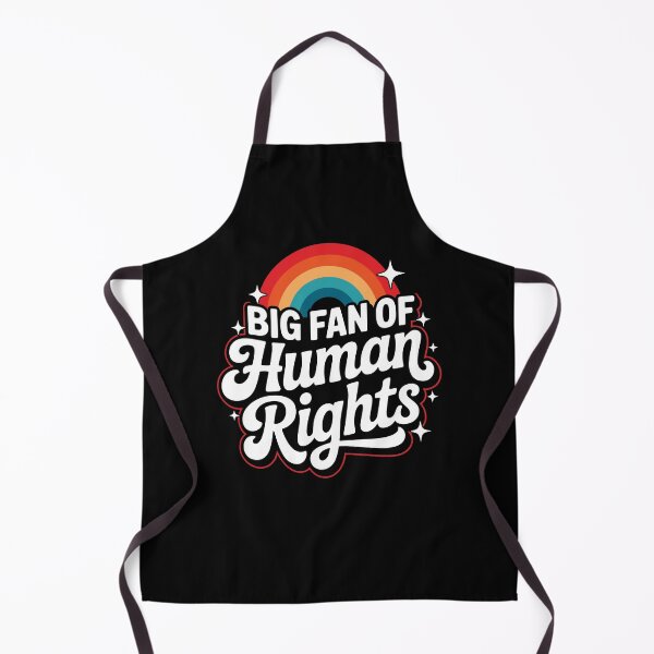 Item preview, Big Fan Of Human Rights Rainbow Equality Political Protest designed and sold by RDGNR.