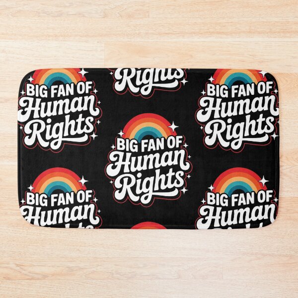 Item preview, Big Fan Of Human Rights Rainbow Equality Political Protest designed and sold by RDGNR.