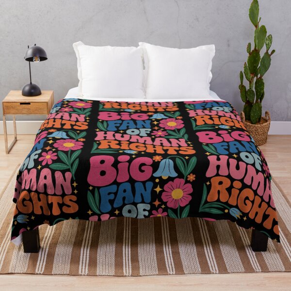Item preview, Big Fan Of Human Rights Boho Floral Support Immigrant designed and sold by RDGNR.